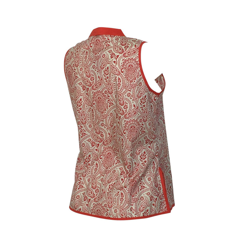 Manora Haut Femme Coton Imprimé Milcha rouge