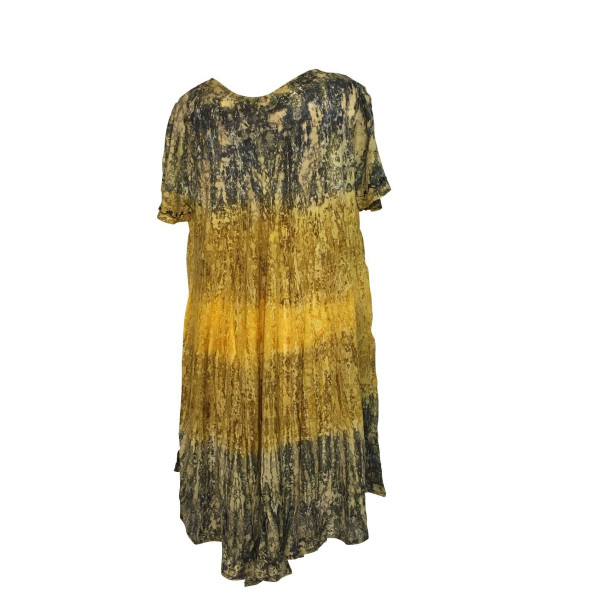 Robe Grande Taille Tie Dye Trois Tons JK-570/C