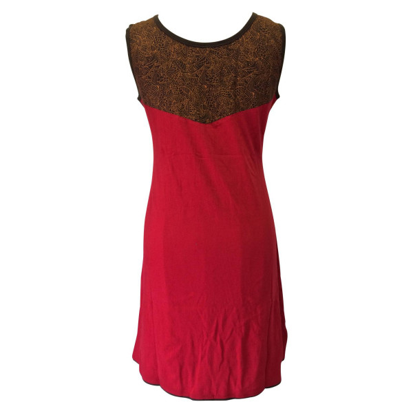 Robe Évasée Mundi Jersey Rouge d'été
