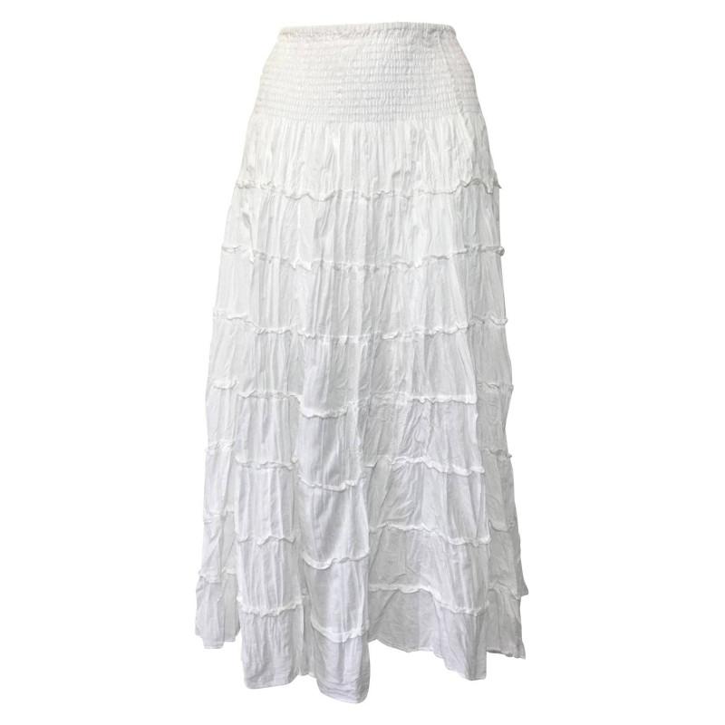 Jupe Midi Coton Esprit Chiffon