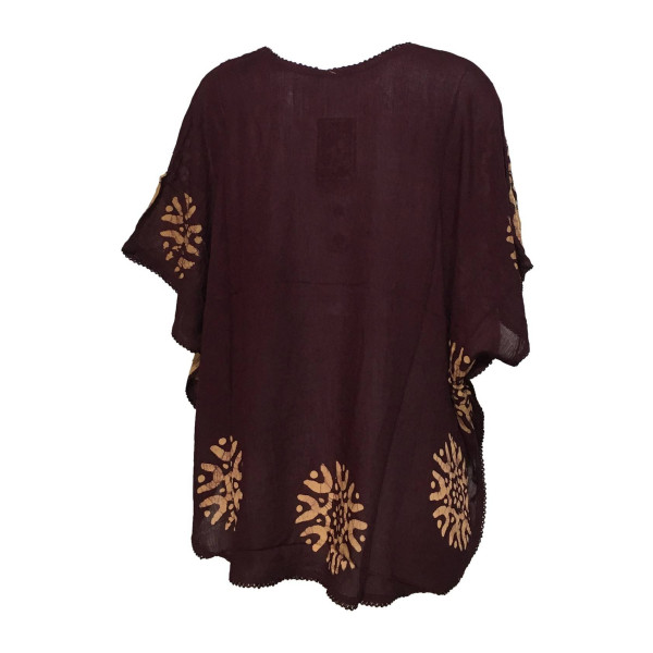 Kaftan Ample Batik BT-405 bordeaux