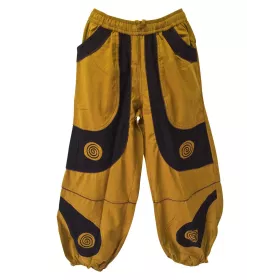 PANTALON SAROUEL ETHNIQUE SD-87 moutarde