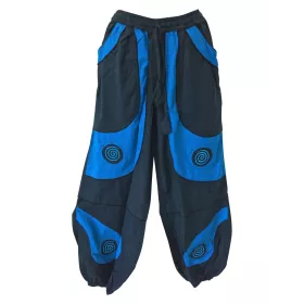 Pantalon Pétrole et Turquoise Dasai