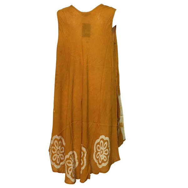 Robe Rajlani Uni Moutarde Batik Orange brique BT-1980