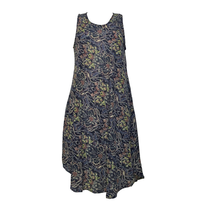 Robe Umbrella Asymétyrique imprimé Yalgi SD-M2/A