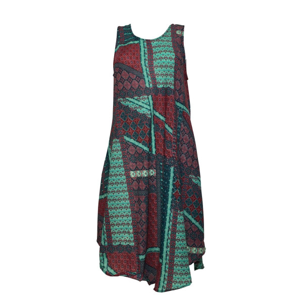 Robe Umbrella Asymétyrique imprimé Algur SD-M2/B
