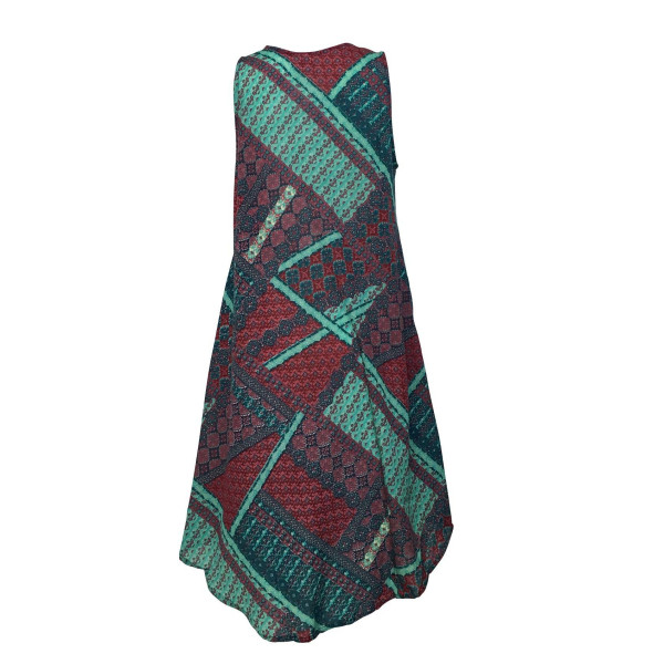 Robe Umbrella Asymétyrique imprimé Algur SD-M2/B