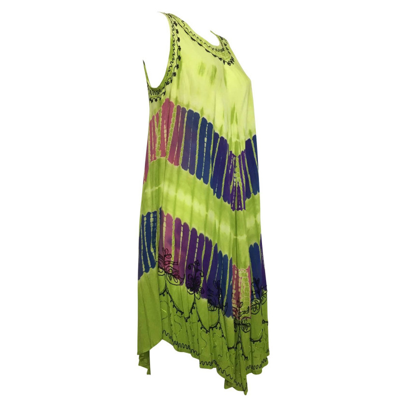 Robe Grande Taille évasée R-31anis