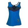 Top Sans Manches Mundi en Maille Jersey Turquoise