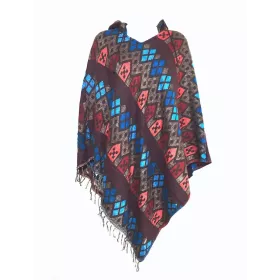 Poncho Femme Laine Douce du Népal