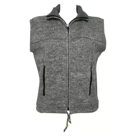 Veste Mixte Laine Sans Manches Gris