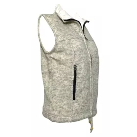 Veste Sans Manche Mixte Laine Écru
