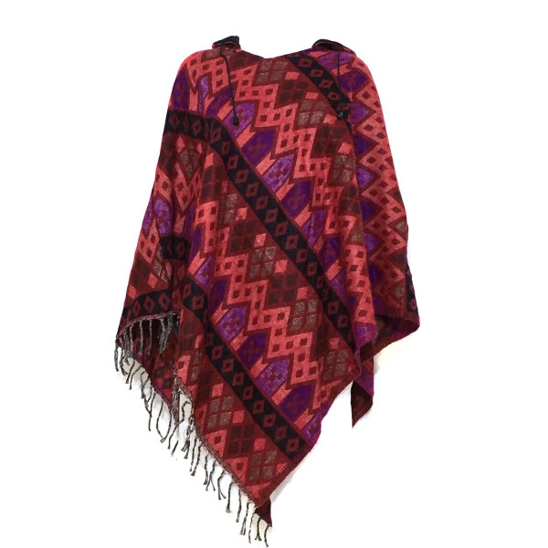 Poncho Cardigan Femme Taille Ample