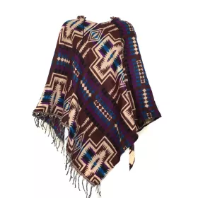 Poncho Cardigan Aztèque Taille Ample