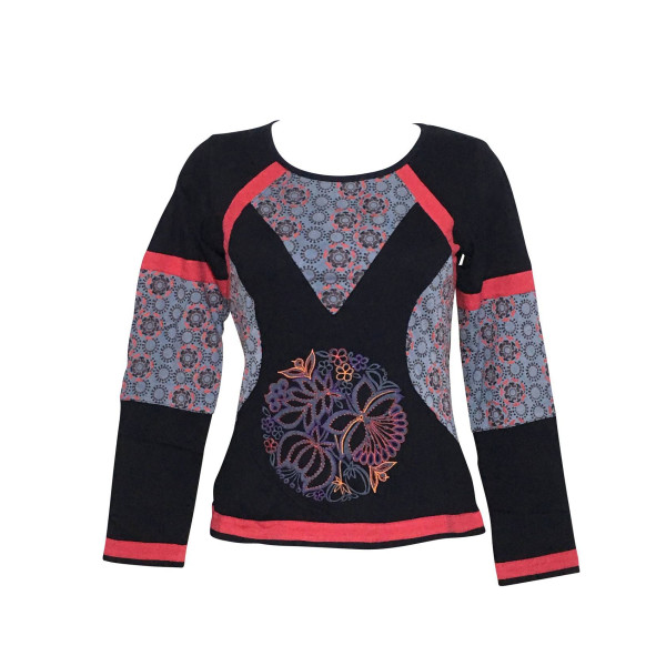 T-Shirt Femme Majuly Mandalas Ethnique