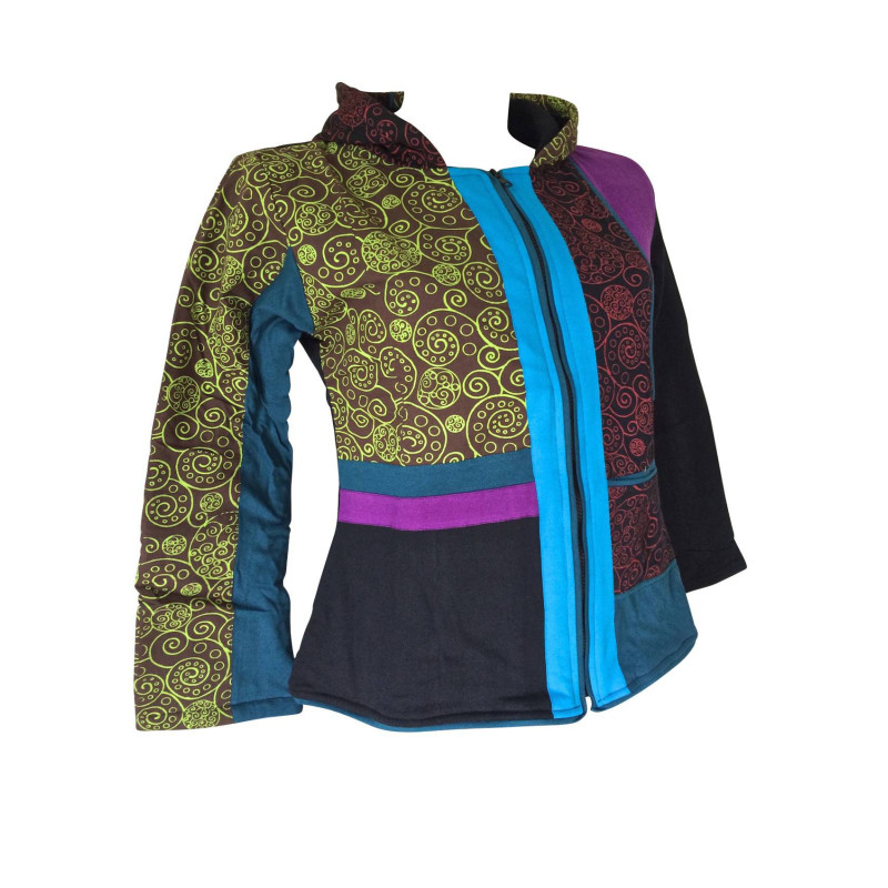 Veste Saliha Jersey et Polaire Ton Multi