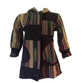 MANTEAU ETHNIQUE VELOURS réf: HI-2866