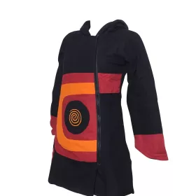 Manteau Randa Ethnique Coton Uni doublé Polaire