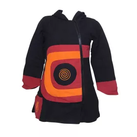 Manteau Randa Ethnique Coton Uni doublé Polaire