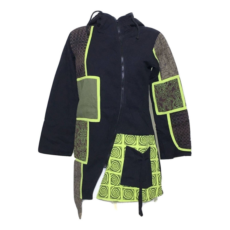 Manteau Femme Ethnique Souria Capuche Lutin Manteau Femme Ethnique Souria Capuche Lutin