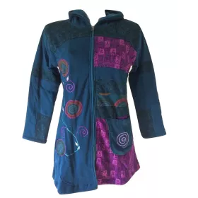 Manteau Larki Maille Jersey doublé polaire