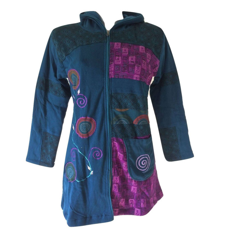 Manteau Larki Maille Jersey doublé polaire Manteau Larki Maille Jersey doublé polaire