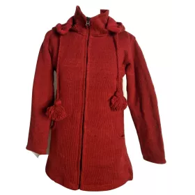 Manteau Nagapali Laine Tricotée et Chaude Polaire