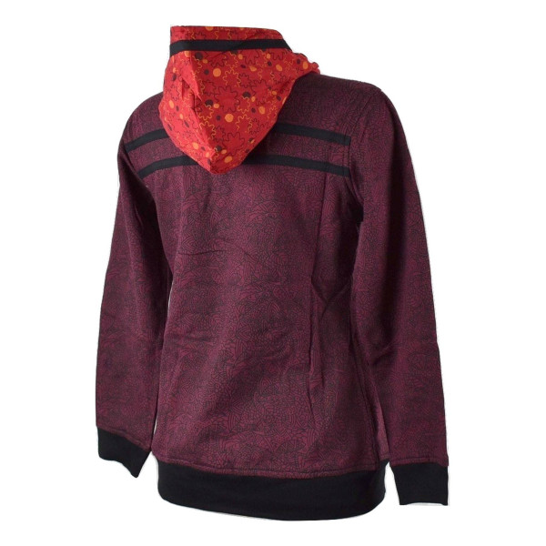 Sweater Ethnique Femme Bajura Bordeaux