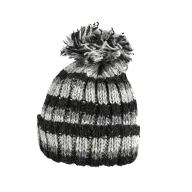 Bonnet Homme Murba Tricoté Laine Pompon