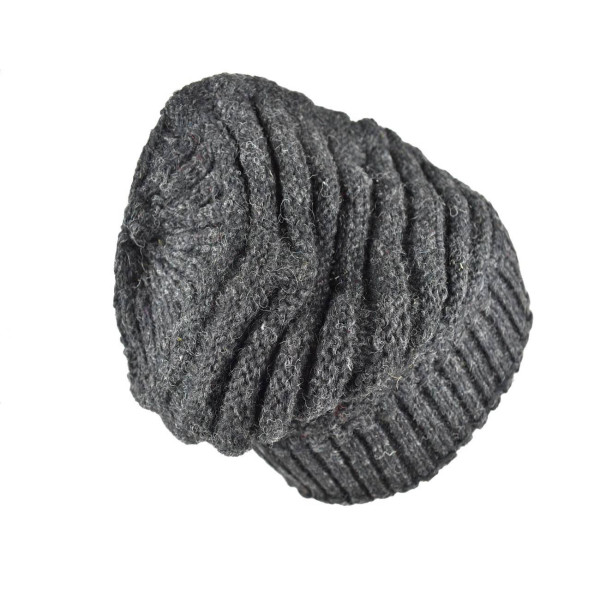 Bonnet Long Nalma Homme Laine Anthracite