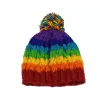 Bonnet Nahya Tricot Laine Pompon pour Femme en 9 Couleurs