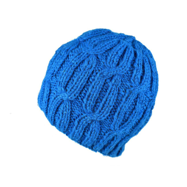 Bonnet Nahyri Tricot Laine Couleur Unie