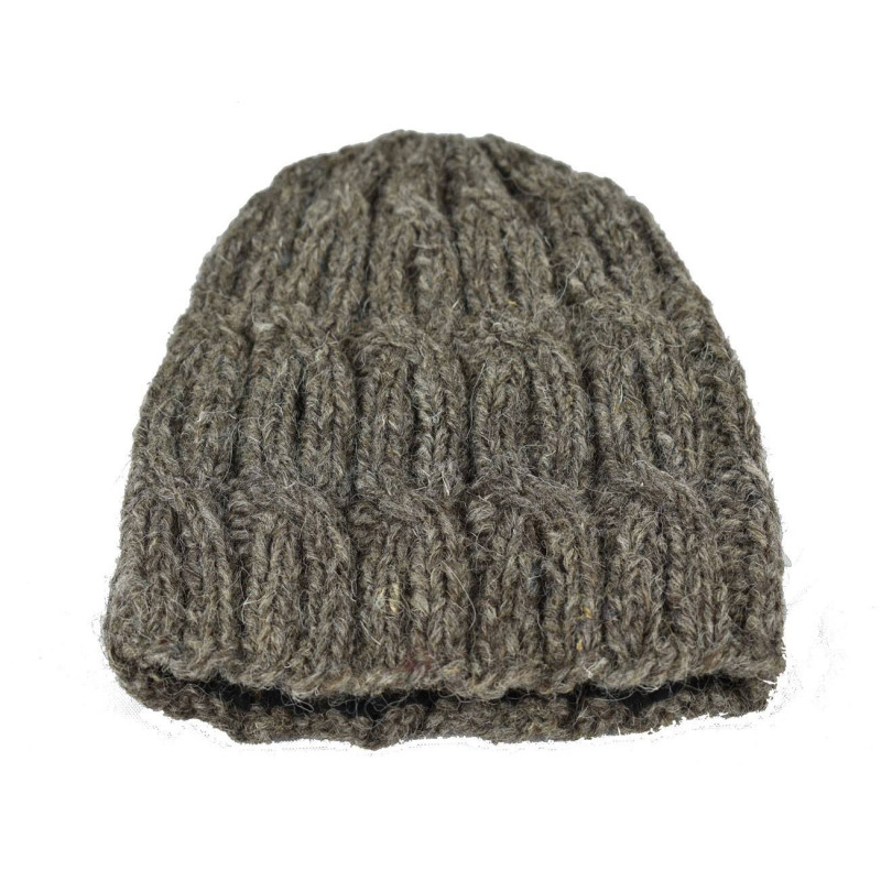 Bonnet Nahyri Tricot Laine Couleur Unie