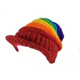 Casquette Dreadlocks Rainbow Tricot Laine