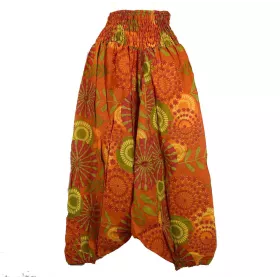 Sarouel Smocks à la Taille Coton Imprimé 2Sold19