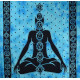 Tenture Yogi Chakra Tie Dye réf: BC-18/25 Turquoise
