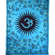 Tenture Aum Namah Shivaya Tie Dye réf: BC-18/27 Turquoise