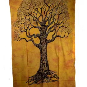 Tenture Tree Tie Dye Pêche 210 cm x 140 cm réf: BC-18/37