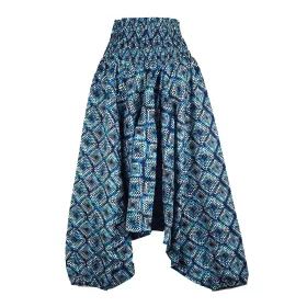 Sarouel Smocks Femme Imprimé Bubbles Bleu