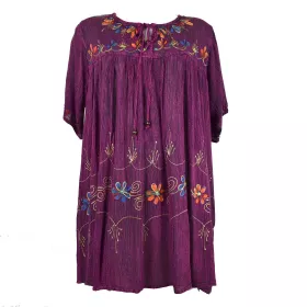 Blouse Molhia Grande Taille Viscose JK-2316 Prune