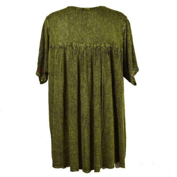 Tunique Molhia Grande Taille Viscose JK-2316 Vert