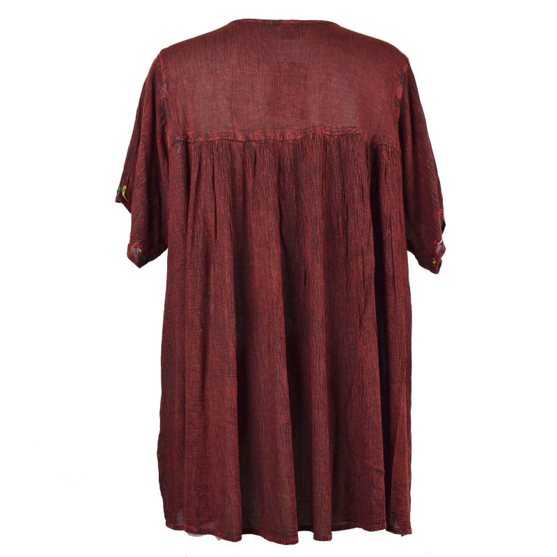 Blouse Molhia Grande Taille JK-2316 Bordeaux