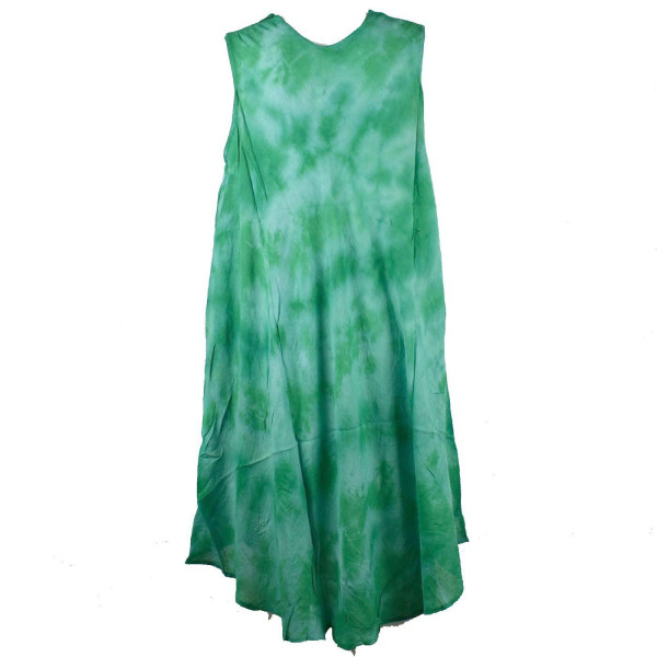 Robe Grande Taille Dévapur Tie Dye JK-433 Vert