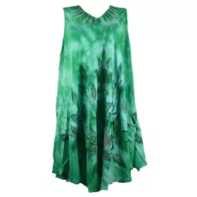 Robe Grande Taille Dévapur Tie Dye JK-433 Vert