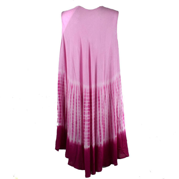 Robe Grande Taille Tandur Tie Dye JK-811 Parme