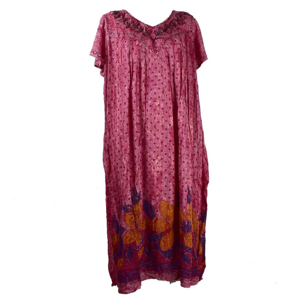 Robe Longue Julapali JK-1908 Tie Dye Ton Parme