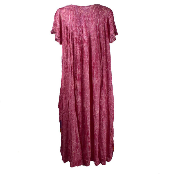 Robe Longue Julapali JK-1908 Tie Dye Ton Parme