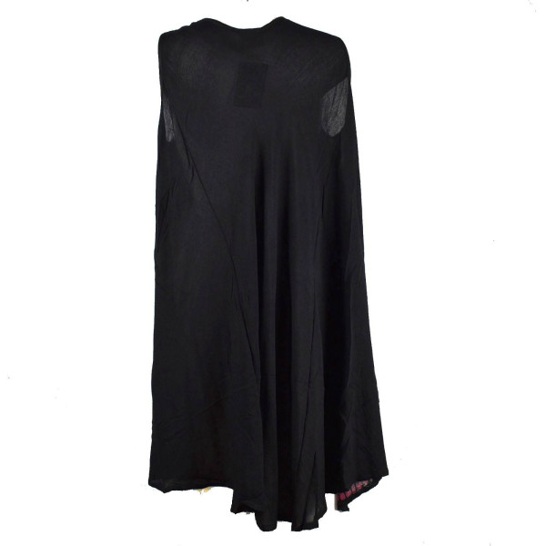 Robe Grande Taille Velgi Noir et Batik BT-501/A