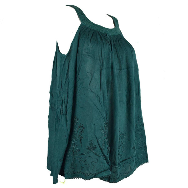 Tunique Haut Saba Grande Taille Du T40 au T48 Ton Uni