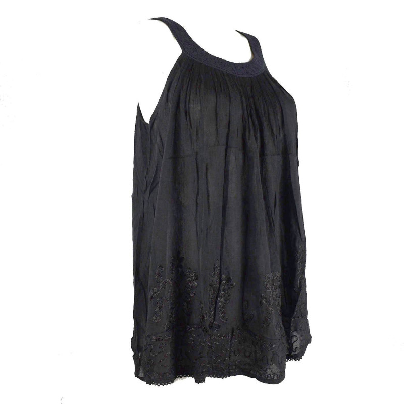 Tunique Haut Saba Grande Taille Du T40 au T48 Ton Uni